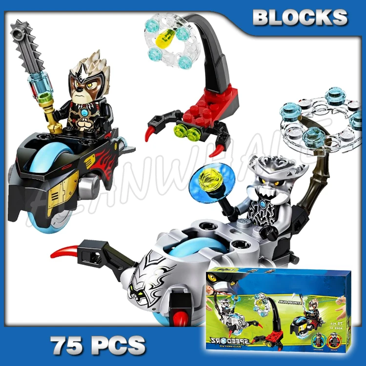 

75pcs Legend Stinger Duel Shadowind CHI Crystals 10084 assembling Model Building Blocks Gifts For Children Boys Compatible with