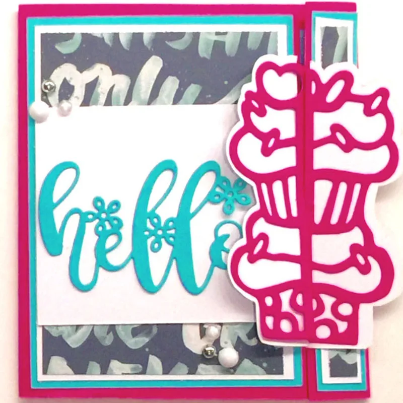 Металлические штампы Hello Word трафареты для скрапбукинга 2020 | Дом и сад