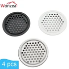 4 шт.лот сетчатые жалюзи для вентиляционных отверстий в шкафу, решетка для вентиляции дома из нержавеющей стали черногобелогосеребристого цвета решетка вентиляционная вентиляция для дома решетка для вентиляции
