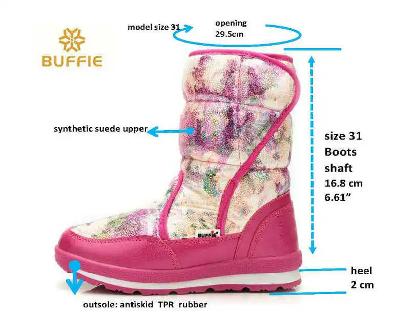 Женские розовые ботинки большого размера Большая распродажа женская зимняя