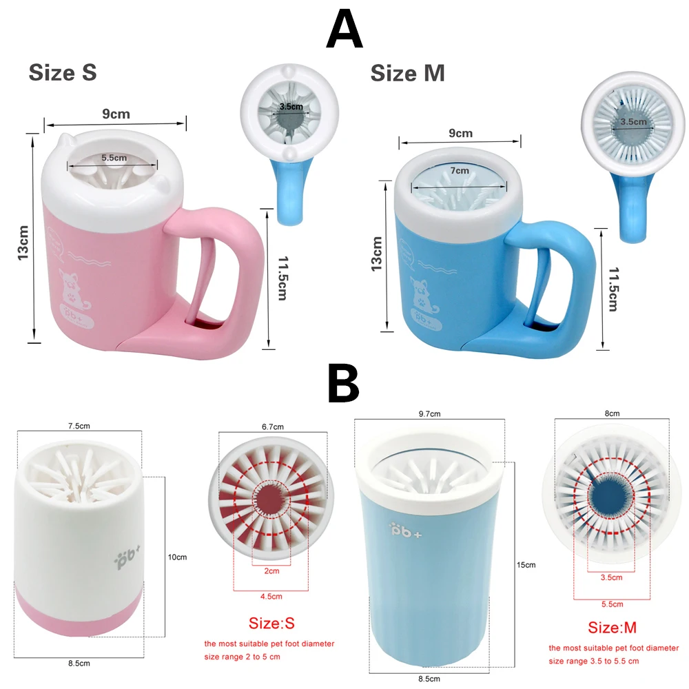 

Yjj Cat Wash Dog Paw Cleaner Cup Soft Silicone Foot Washer Cleaning Dog Paws Feet Wash Cleaner Pet Shower Dog Cleaner Dog Bath