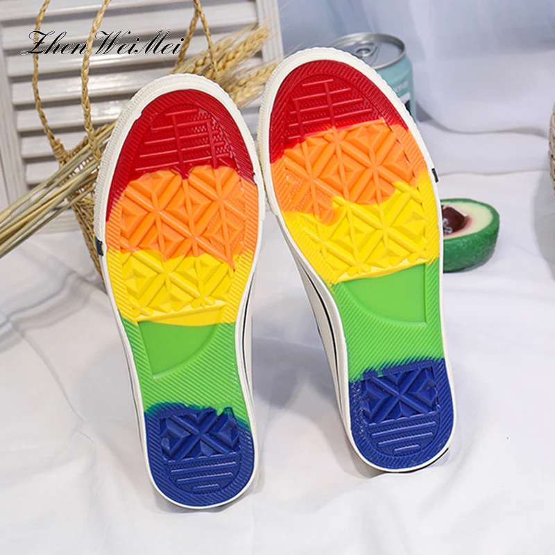 Парусиновая обувь с ручной росписью на заказ женские модные повседневные