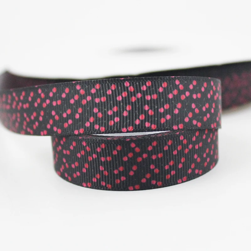 

Black Cherry Printed Grosgrain Ribbon Ribbon Diy Hair Bow Sewing Supplies 16mm 22mm 25mm 38mm 57mm 75mm