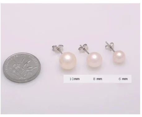 

Classic 925 Sterling Silver Pearl Stud Earrings For Women boucle d'oreille femme oorbellen