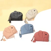 women cartoon creative elephant coin storage pouch purse bag card cash holder