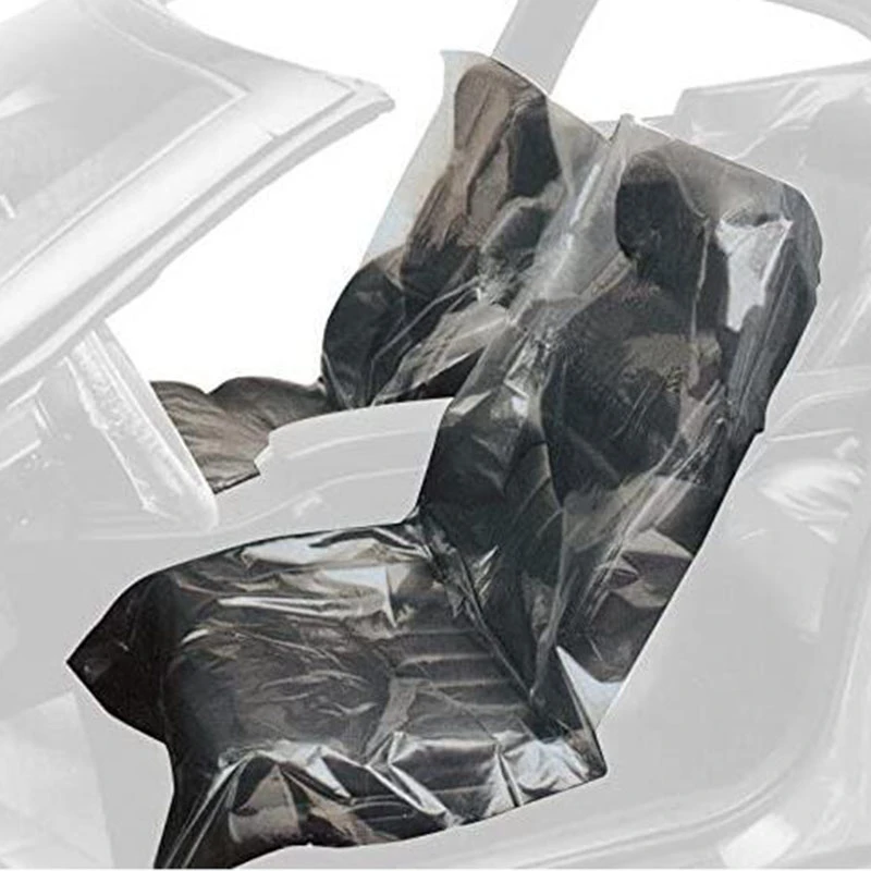 50Pcs/Set Automotive Plastic Seat Vehicle Maintenance Beauty Disposable Car Cover Dust and Dirt | Автомобили и мотоциклы