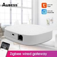 tuya zigbee gateway smart home zigbee hub remote control devices home automation scene via smart life app works with alexa home