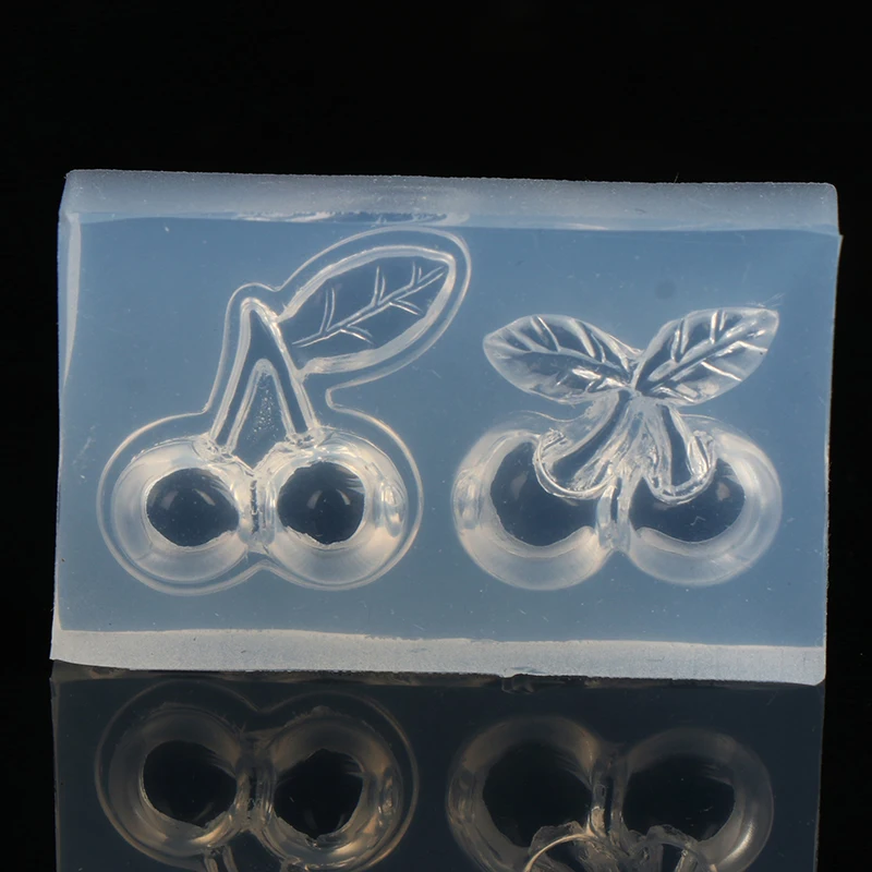 Прозрачная силиконовая форма сделай сам в виде вишни прозрачная резиновая для