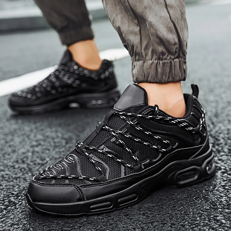 

Новые модные легкие кроссовки, повседневная спортивная износостойкая обувь на шнуровке, сетчатая дышащая Спортивная обувь для бега, Zapatillas ...