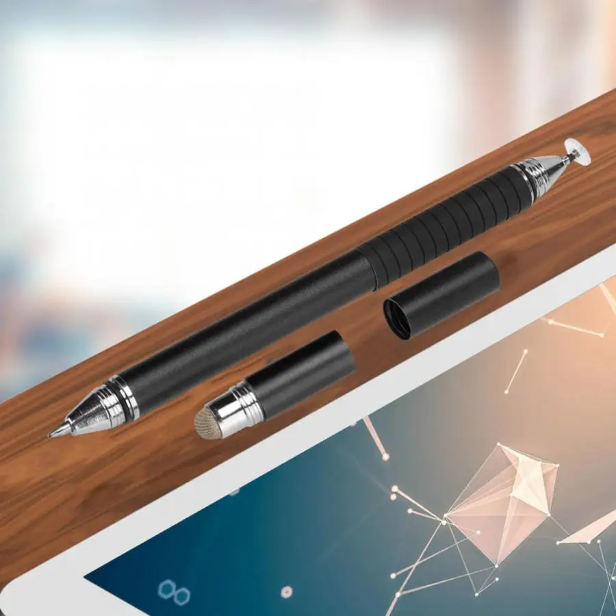 3 в 1 наконечник ткани + диск Шариковая ручка высокоточный сенсорный экран