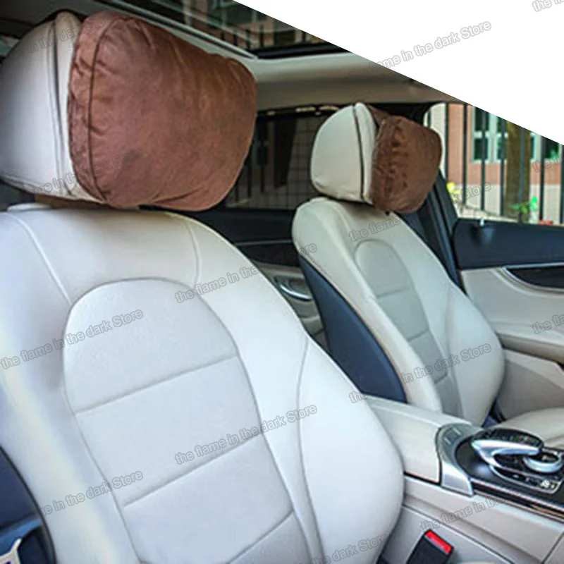 

Подголовник автомобильного кресла Lsrtw2017, из натурального волокна, для Mercedes Benz GLE GLS Class W167 X167 2020 2021