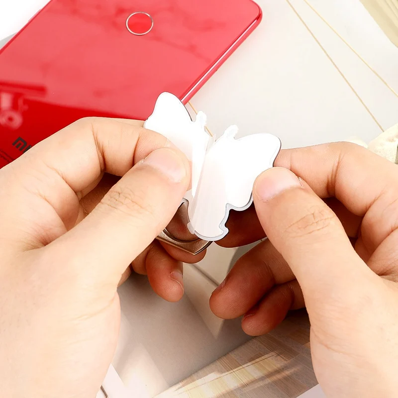 Универсальный кольцо на палец с бабочкой держатель мобильного телефона для всех