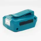 Бесплатная доставка USB-адаптер для Makita BL1430 BL1440 BL1830 BL1840 BL1850 14,4 в 18 в аккумулятор светодиодный светодиодсветильник кой двойной USB-порт зарядное устройство А