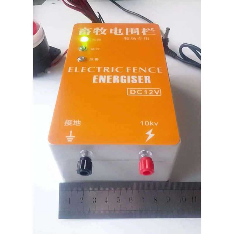 

Electric Fence For Animals Fence Energizer Charger High Voltage Pulse Controller Poultry Farm Electric Fence Insulators New