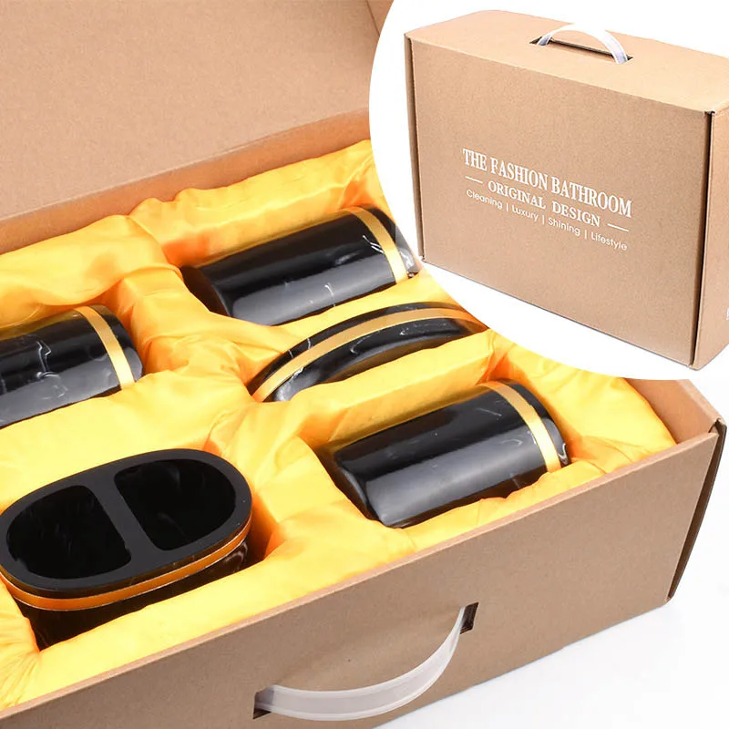 2020 Керамика Мрамор узор Ванная комната комплект набор для умывания ванной