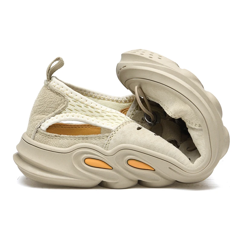 

Fashion sandals men mesh shoes Casual Outdoor Breathable Comfortable outdoor Shoes Non-slip and Wear-resistant Sandals men