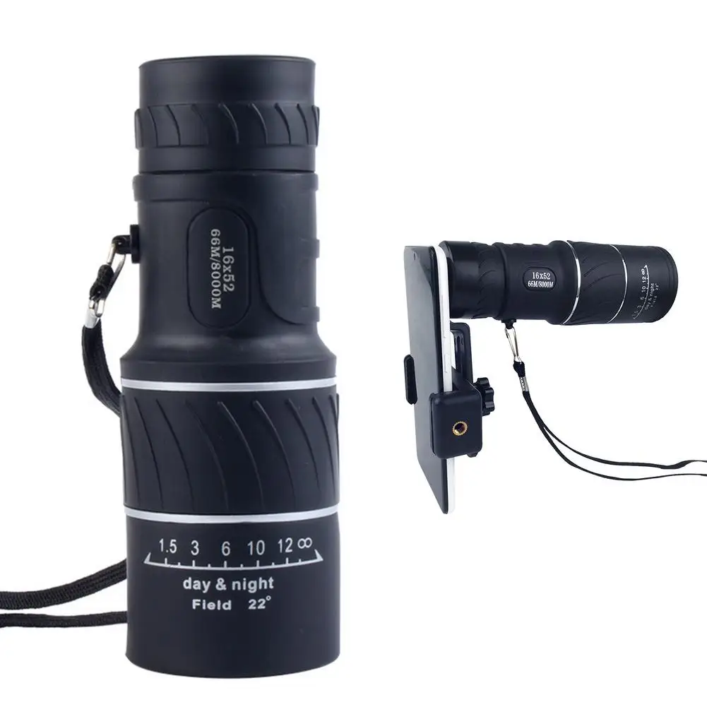 

Монокулярный бинокль с функцией носветильник видения, 16x52