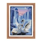 Набор для вышивки крестиком красивый белый лебедь, 11CT 14CT, набор для рукоделия, романтический пейзаж, вышивка крестиком, рукоделие, домашний декор