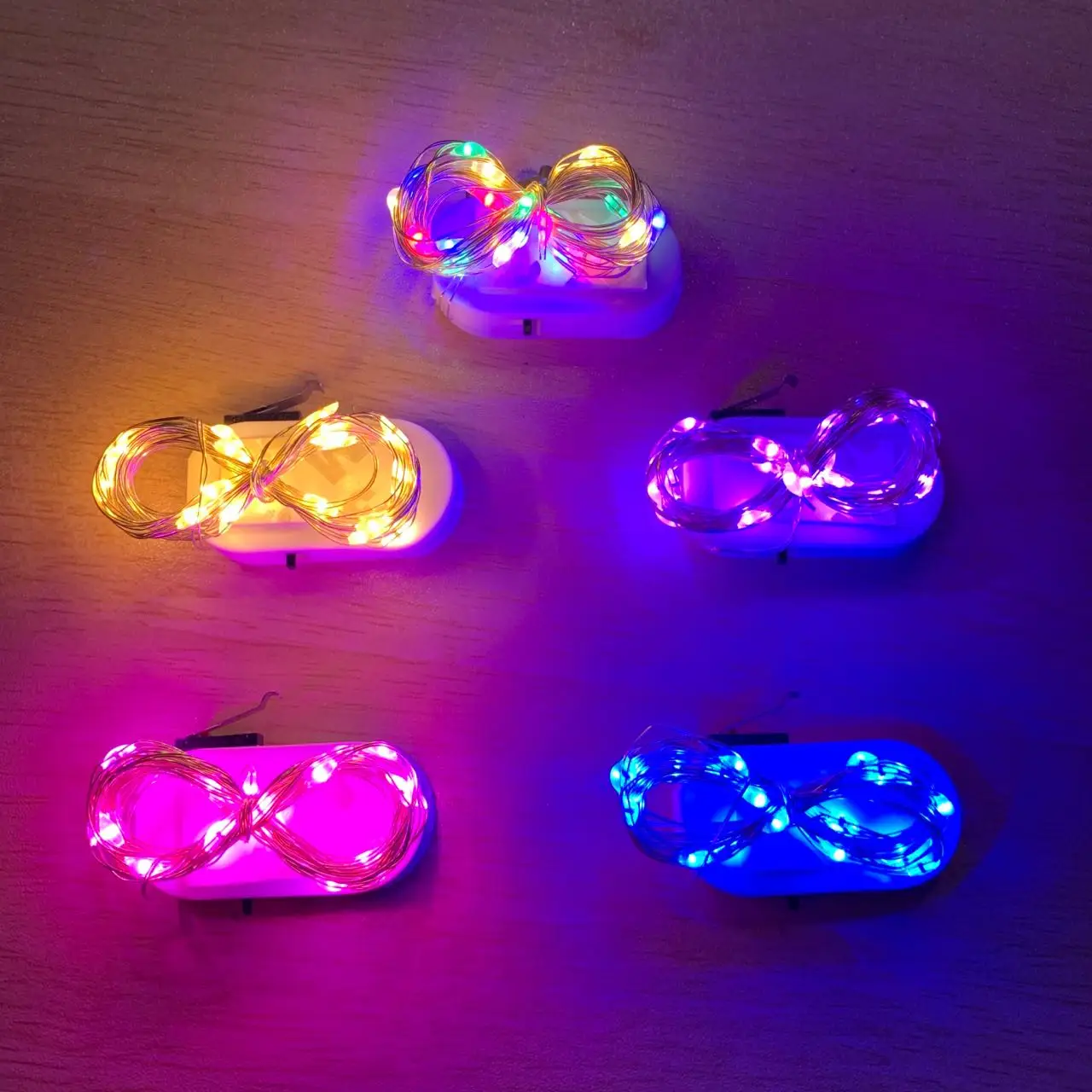 

Light Up Gift Box Decor Copper Wire LED String lights Holiday surprise Present Box lighting Garland For Christmas Wedding Decor