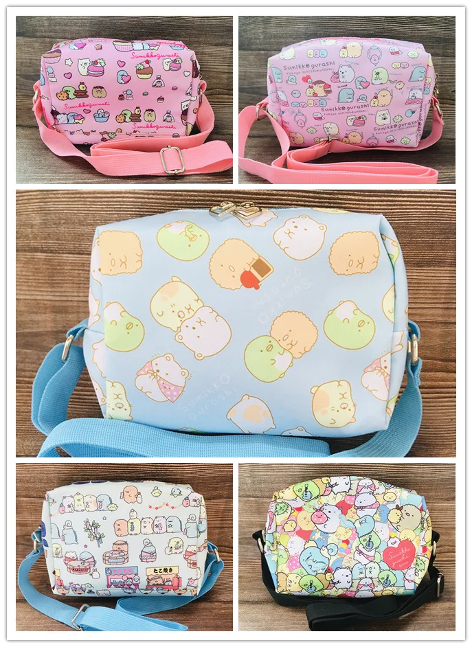

Модные аниме сумки на плечо IVYYE Sumikko Gurashi, сумка-мессенджер, Повседневная сумка для покупок для девочек, новинка