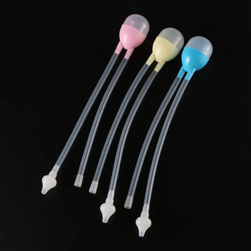 Новорожденный детский нос чистый силиконовый младенческий Назальный аспиратор