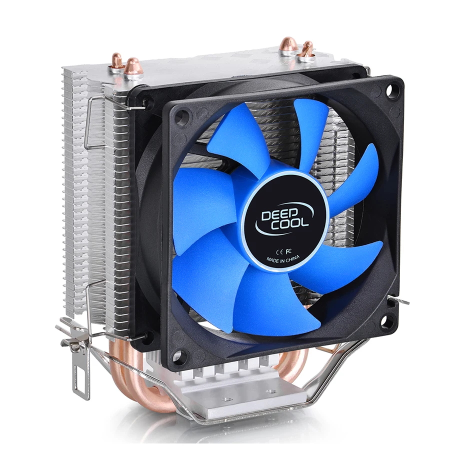 Кулер для процессора DEEPCOOL ICE EDGE MINI FS V2.0 2 теплотрубки 80 мм вентилятор радиатор intel