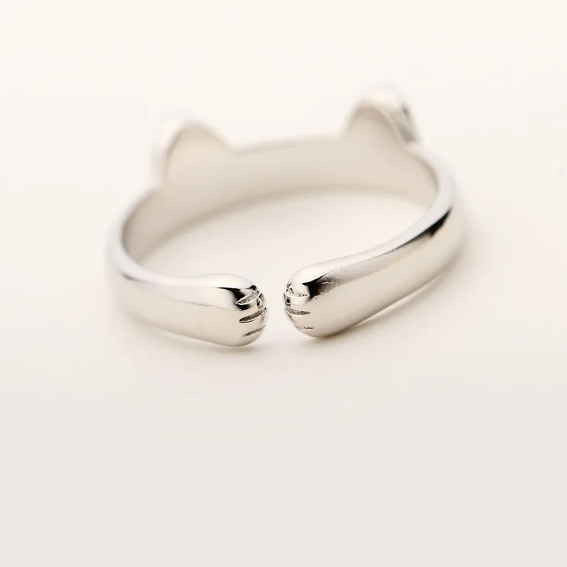 Kindey винтажные серебряные рандомные Регулируемые кольца ручной работы для мужчин