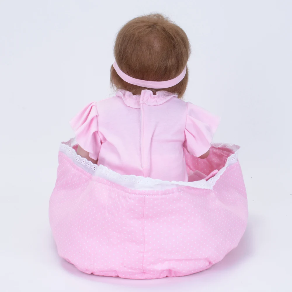 55 см Новорожденные новорожденные младенцы кукла полностью виниловая