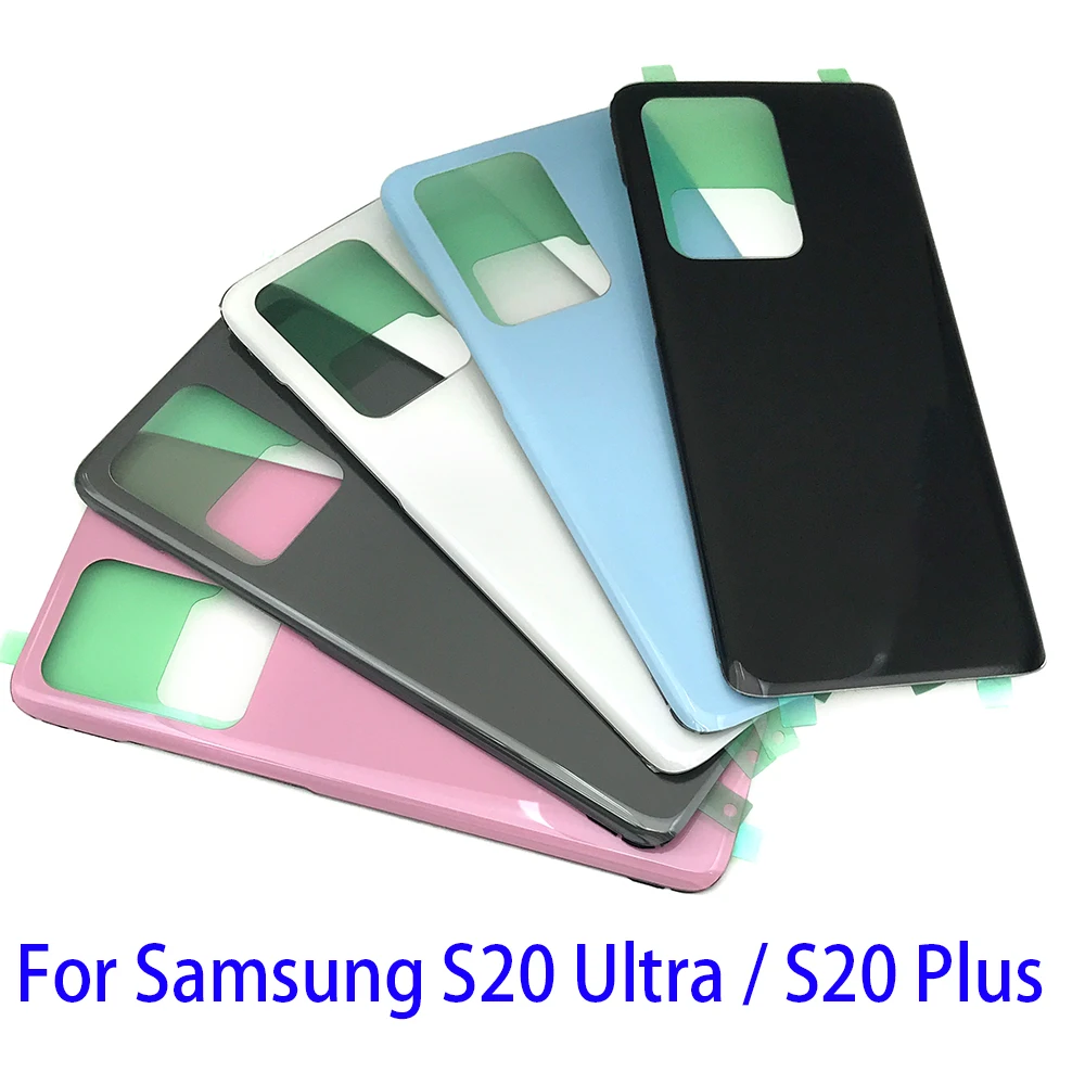 

Back Battery Glass Cover Rear Door Housing Case Replacement For Samsung Galaxy S20 Plus / S20 Ultra