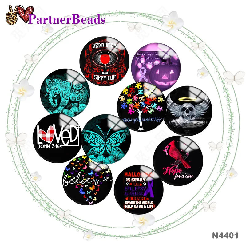 

Love animal ribbon 12mm//18mm/20mm/25mm Round photo glass cabochon demo flat back Making findings PartnerBeads N4401
