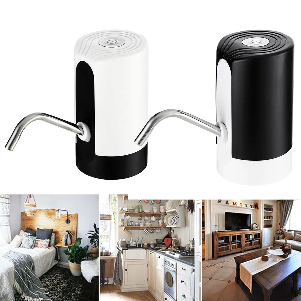 

Water Bottle Dispenser USB Charging Automatic Electric Pump Portable Device with Switch for Home