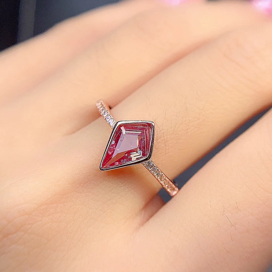 

Kite Alexandrite Ring Alexandrite Engagement Ring 925 Sterling Silver Solitaire Simple Rings
