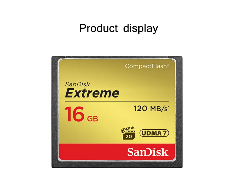 Оригинальная SanDisk Extreme PRO CompactFlash CF карта 128 Гб 64 ГБ 32 ГБ высокоскоростная Компактная флеш-карта для DSLR и HD видеокамеры