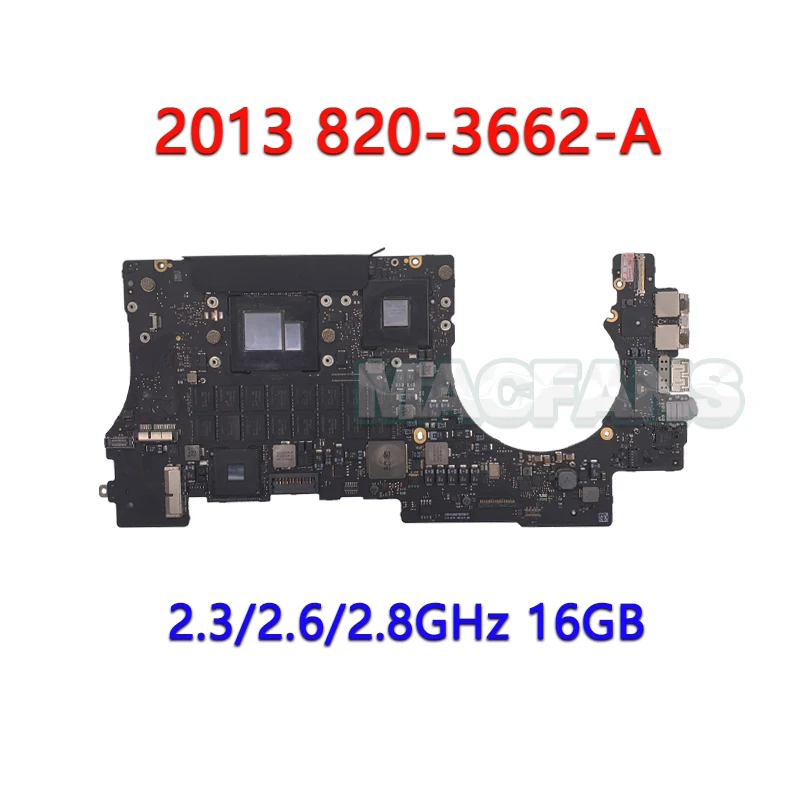 Протестированная оригинальная материнская плата A1398 для MacBook Pro 820-3332-A 820-3662-A 820-3787-A