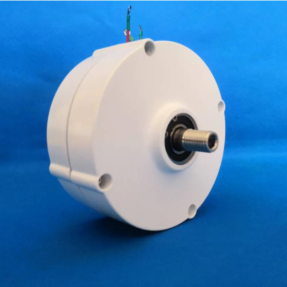 Низкая Скорость 100W 200W 12V 24V 3 фазовый без зубчатой передачи постоянный магнит