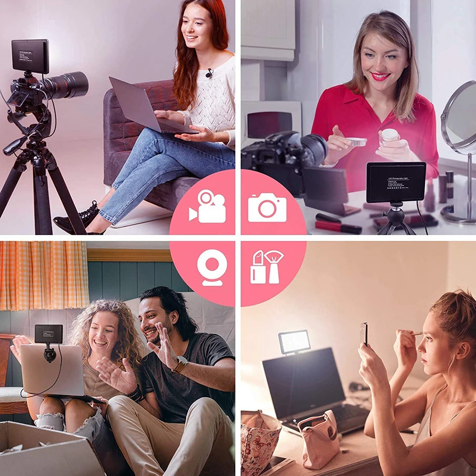 Светодиодный для фотостудии видеосъемки фотографирования светильник Панель ing