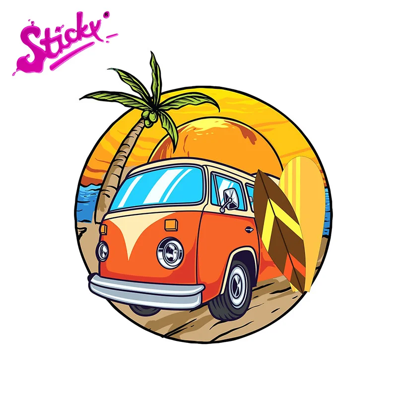 Липкий Camper путешествия бампер аниме стикер автомобиля фургон для уход за кожей
