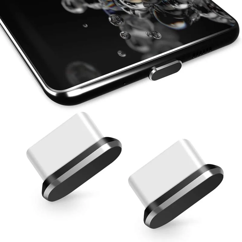 

USB-порт для зарядки типа C, противопыльная заглушка из алюминиевого сплава, противопылевая заглушка для Samsung Galaxy Note 20 Ultra S21 Plus Huawei Xiaomi