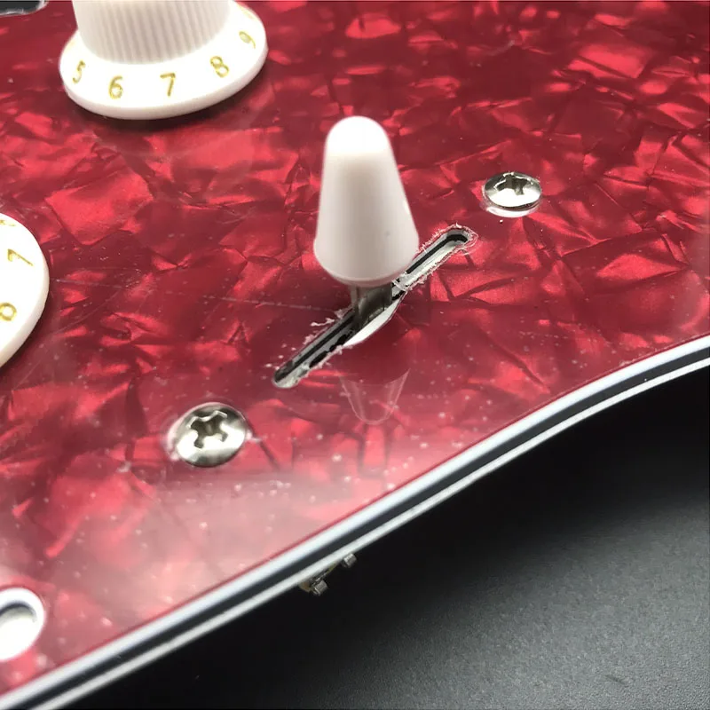 Предварительно загруженная одинарная катушка SSS электрогитара Pickguard пикап