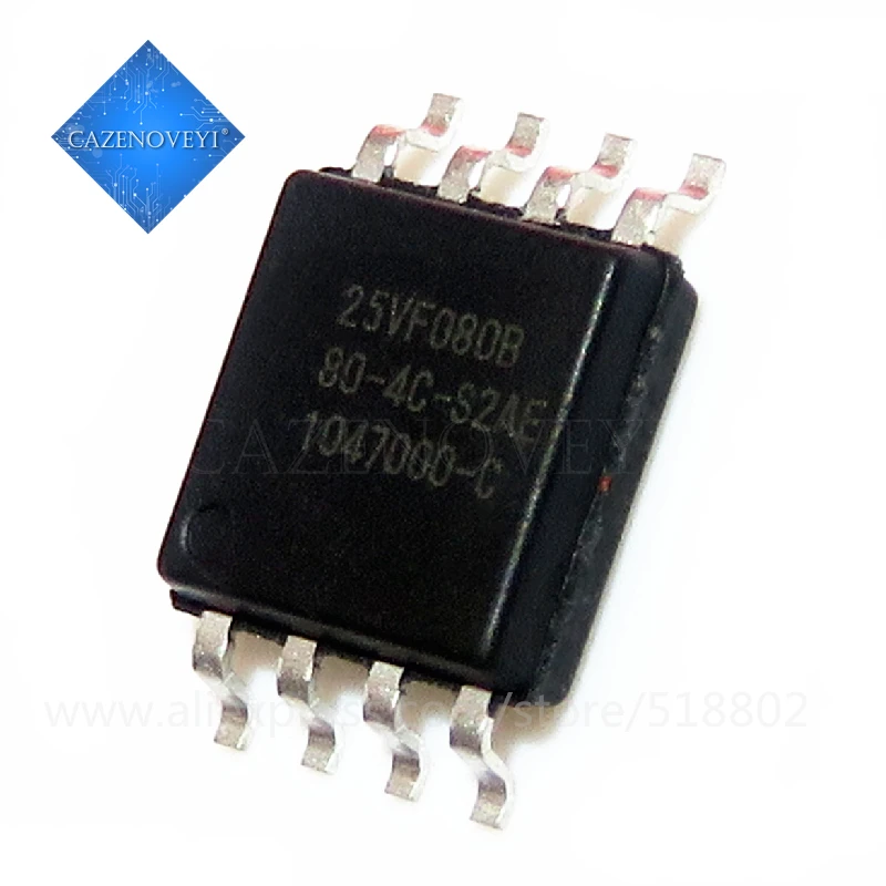 5 шт./лот SST25VF080B SST25VF040B SST25VF032B SST25VF020 SST25VF016B SST25VF010A SST25LF040A SST25LF020A SOP-8 в наличии