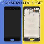 Оригинальный дисплей 5,2 дюйма для Meizu Pro 7 LCD кодирующий преобразователь сенсорного экрана в сборе Замена с рамкой