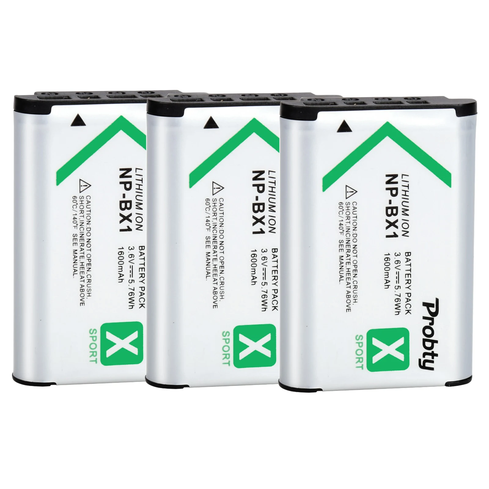 3 PCS Battery Для sony NP-BX1 np bx1 NP-BX1 Батарея для sony FDR-X3000R RX100 AS100V AS300 HX400 HX60 AS50 WX350 AS300V HDR-AS300R FDR-X3000 - Цвет: 3 PCS Battery