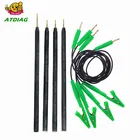 4 шт.компл. ручки для зонда 4 шт. контакты с соединительным кабелем сменные светодиодные BDM Рамка OBD2 программируемая основная плата 4,7