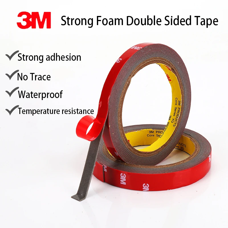 

3M Car Special Strong Double Sided Tape Self Adhesive Acrylic Adhesive No Trance Tape For Home 6mm 10mm 12mm 15mm 20mm 30mm 40mm