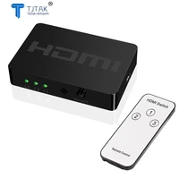 mini 1080p hdmi switcher 3 port hub box auto splitter 3 in 1 out switcher with remote control for hdtv xbox360 ps3 projector