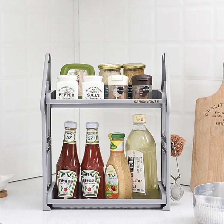 Нордический 2/3 слойный домашний кухонный стеллаж для хранения пластмассовый