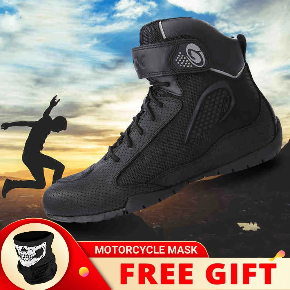 Мужские мотоциклетные ботинки ARCX дышащие для езды на мотоцикле велосипедная