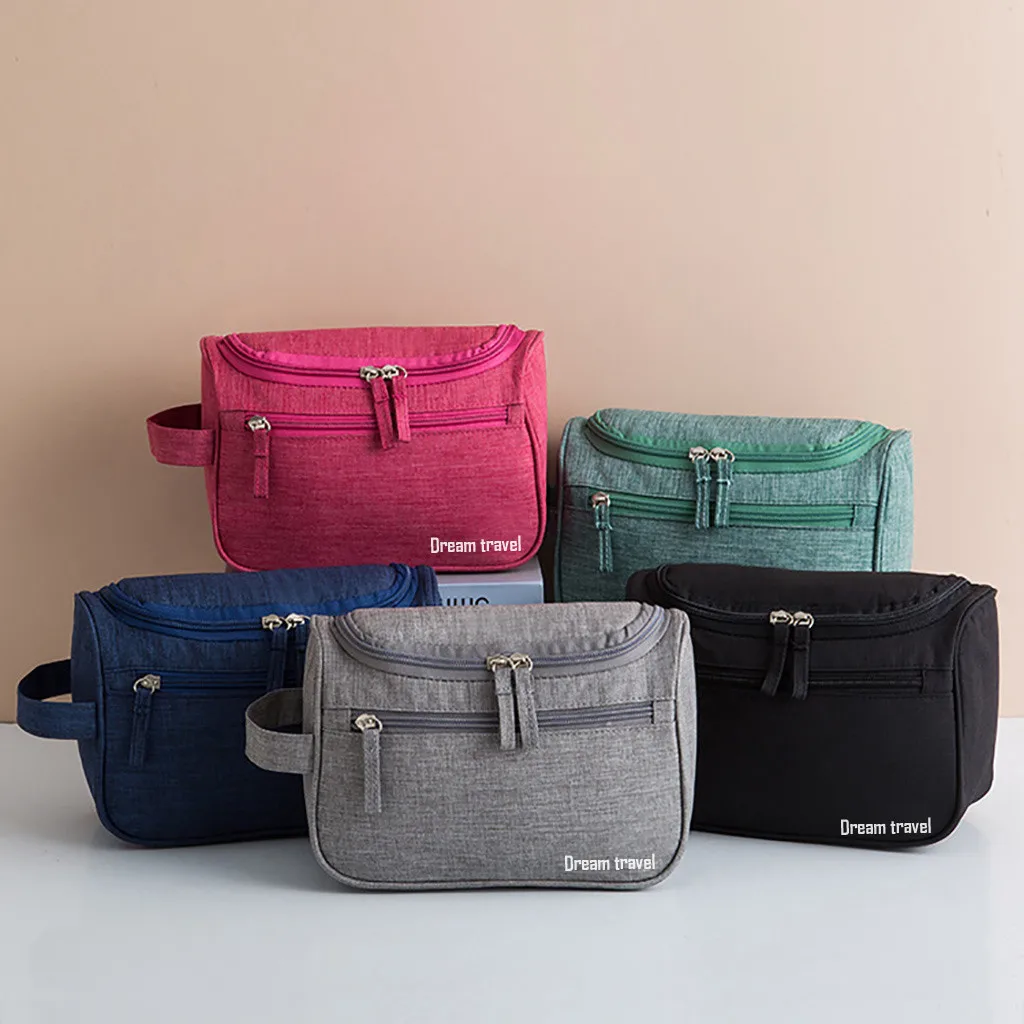 Унисекс косметичка органайзер портативная простая сумка для мытья большая
