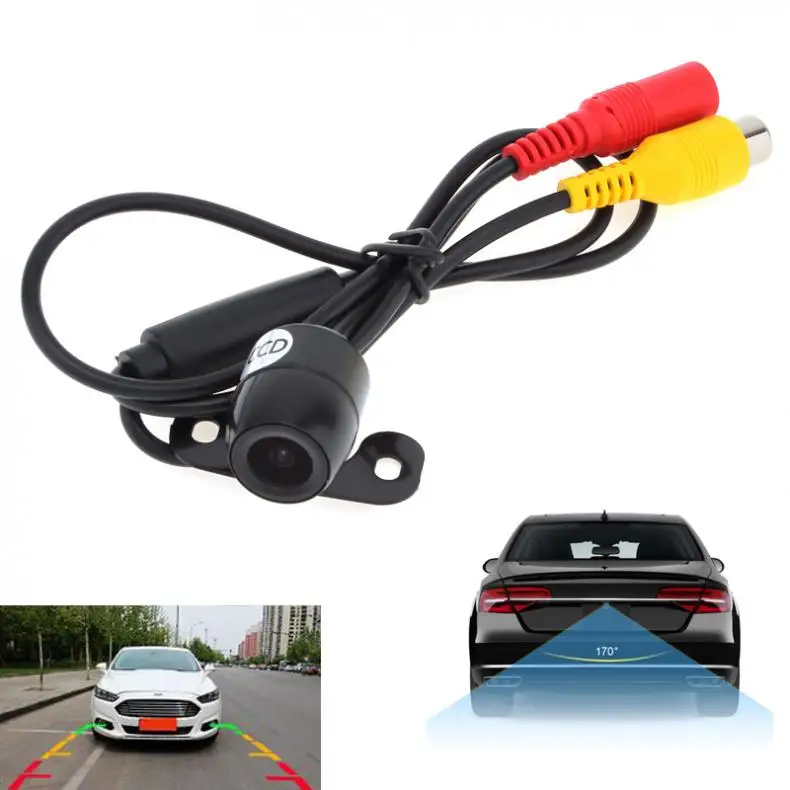 

E306 18mm Color CCD Waterproof Vehicle Auto Car Rear view Camera Reverse Rearview Camera for Security Backup Parking