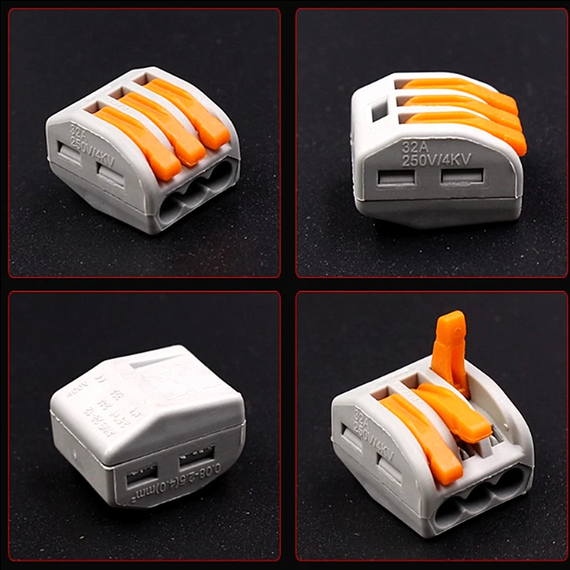 50 Мини Быстрый провод и кабельные разъемы Универсальный Компактный проводник